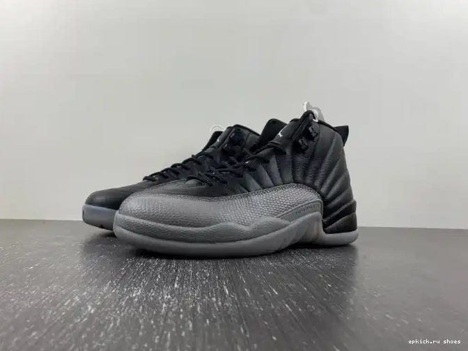 Cheap Air 12 CT8013-019 Wolf Jordan Grey Black 0528